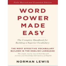 Word Power Made Easy By Norman Lewis