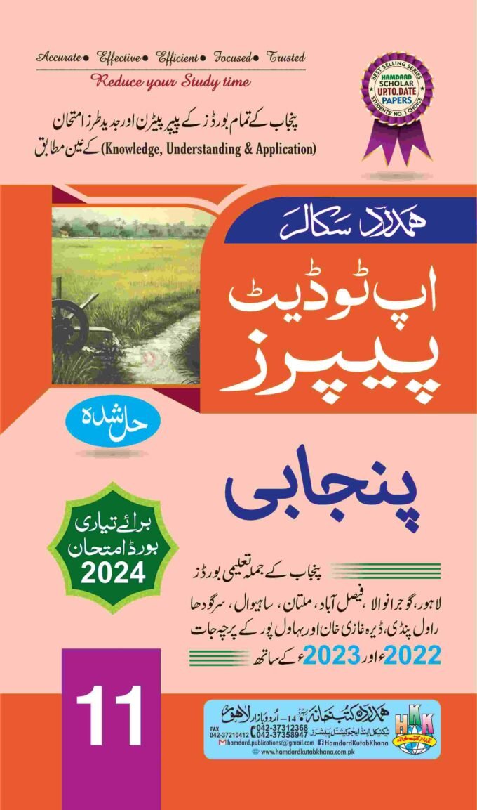 PUNJABI UP TO DATE PAPERS FIRST YEAR